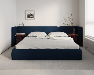 Cadre <span class=keywords><strong>de</strong></span> <span class=keywords><strong>lit</strong></span> moderne <span class=keywords><strong>de</strong></span> luxe en bois rembourré avec <span class=keywords><strong>tissu</strong></span> beige King Size Tête <span class=keywords><strong>de</strong></span> <span class=keywords><strong>lit</strong></span> 150cm Ensemble <span class=keywords><strong>de</strong></span> <span class=keywords><strong>lit</strong></span> Queen Double Size Mobilier <span class=keywords><strong>de</strong></span> chambre à coucher - Product Image 4