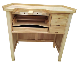 Banco de trabajo de madera de pino para joyería - Product Image 1