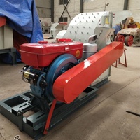 Broyeur à marteaux en bois dur pour grandes bûches Broyeur de biomasse pour bois de bambou Broyeur de bois de sciure fine Machine pour poudre