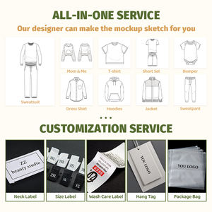 Mother'S Day Gift Mommy and <strong>Son</strong> Drop Shoulder Oversized T-Shirts Summer Custom Logo Family Matching Outfit - Product Image 6