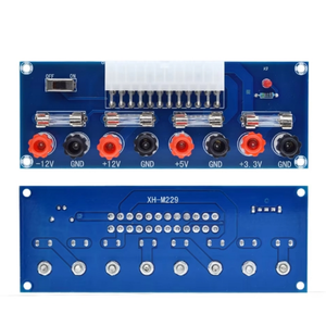 Module d'alimentation XH-M229 pour châssis de PC de bureau, adaptateur ATX vers carte de transfert, circuit d'alimentation, module de sortie 24 broches, borne de sortie 24 broches - Product Image 1