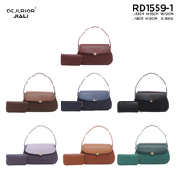QAZA Sacs à Main Femme 2026 Nouvelle Collection Chic et Sophistiquée en Cuir PU Lisse – Ensemble de Sacs à Main Premium 2-en-1 Très Apprécié