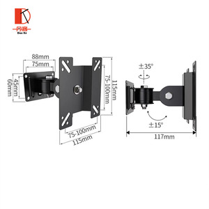 Nuevo <span class=keywords><strong>Soporte</strong></span> de <span class=keywords><strong>TV</strong></span> Moderno con Chimenea Eléctrica, Soportes Motorizados para <span class=keywords><strong>Techo</strong></span>, <span class=keywords><strong>Soporte</strong></span> Inclinable de 24 Pulgadas - Product Image 3