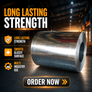 Bobine <span class=keywords><strong>d</strong></span>'acier galvanisé DX51D Z120 GI à <span class=keywords><strong>prix</strong></span> compétitif, brillance régulière, largeur 600-1500 mm pour bâtiments en acier préfabriqués - Product Image 2