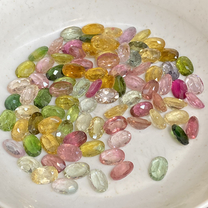 थोक प्राकृतिक रत्न उपचार क्वार्ट्ज घोड़े की आंखें दिल टूर्मैलिन पत्थर कैबोचोन हैंडवर्क डिय रिंग गहने - Product Image 4