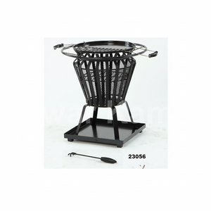 Vente chaude Noir Traditionnel Brasero Fire Basket & Grill Pour La Maison Cuisine Table Top & Jardin Décor - Product Image 1