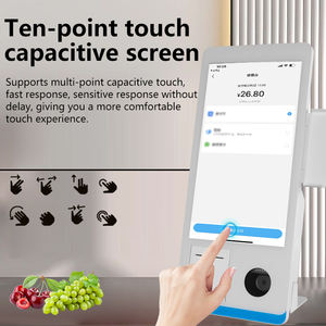 Terminal de point de vente tout-en-un économique 15,6 pouces <span class=keywords><strong>Windows</strong></span> 7/10 Quad-Core i5 DDR3-8+128G avec <span class=keywords><strong>scanner</strong></span> QR et imprimante thermique 80 mm pour libre-service - Product Image 5