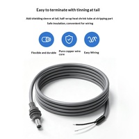 Câble d'alimentation CC miniature 18AWG étanche avec adaptateur 5521 – Accessoire dédié pour véhicule et extérieur