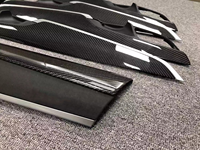 Interiores de fibra de carbono para BMW X5 X6 F15 F16 Panel de instrumentos Tira de ajuste Cubierta de control central