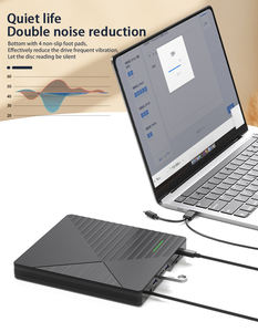 Unidad de DVD Externa Multifuncional Siete en Uno para Portátil, Tipo Bandeja USB 3.0, Lector de CD, Grabadora de DVD, Caché de 8 MB, <span class=keywords><strong>DVDRW</strong></span> - Product Image 5