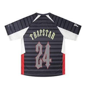 Camiseta de Verano de Moda, de Malla Transpirable, de Manga Corta, Estilo Urbano, Versátil, Moderna, con Logotipo Personalizable, Ropa Deportiva - Product Image 6