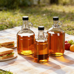Bouteilles en verre personnalisées en gros pour vin de Californie OEM ODM 50ml 100ml 1L 2L 3L 4L <span class=keywords><strong>5L</strong></span> avec bouchon à vis pour l'emballage du vin - Product Image 4
