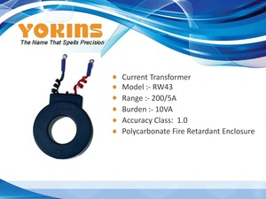 YOKINS, Transformateur de courant 200/5A, CT 200A pour ampèremètre selon le modèle IS2705 YOK-RW43 Mesure de courant alternatif - Product Image 6