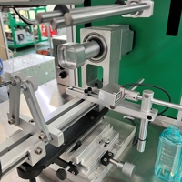 Machine d'estampage à chaud à commande servo semi-automatique pour le gaufrage de tubes en plastique, de bocaux en verre, de couvercles en métal, presse à chaud