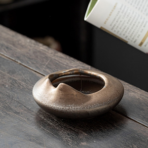 Cenicero de Cerámica de Forma Irregular, Estilo Wabi Sabi, Hecho a Mano, Decoración para el Hogar, Sala de Estar, Mesa, Uso en Interiores - Product Image 1