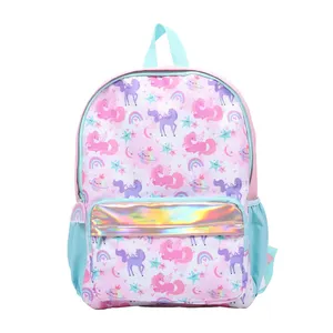 Cute Rainbow Unicorn Kid Schoolbag Lightweight Children Backpacks School Bags For Girls