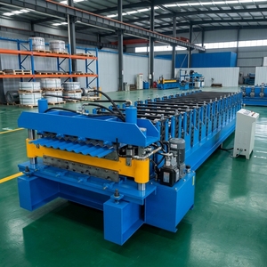 Machine de formage à froid de tôles de toiture ondulées en métal galvanisé à double couche, fabrication directe - Product Image 4