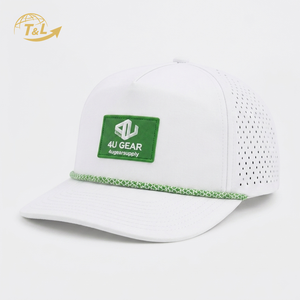 Gorra Trucker de Malla Blanca 4U Gear, 5 Paneles, Ajustable, Transpirable, Logotipo Bordado en 3D, Unisex, Casual, para las Cuatro Estaciones - Product Image 1
