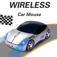 Mini souris de sport 2.4G USB souris de voiture sans fil