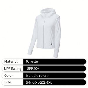2026 Sun Protection <b>Jacket</b> Fashionable Activewear Multiple Colors UPF 50+ Summer <b>Cooling</b> <b>Jacket</b> for Women - Product Image 3