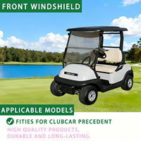 Pare-brise teinté en acrylique rabattable pour Club Car Precedent 2004 et modèles ultérieurs, accessoires pour voiturette de golf