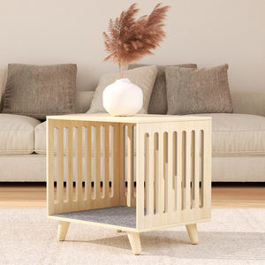 Jaula de madera para perros, perrera para perros, casa para mascotas, jaula interior portátil de madera maciza para perros - Product Image 3