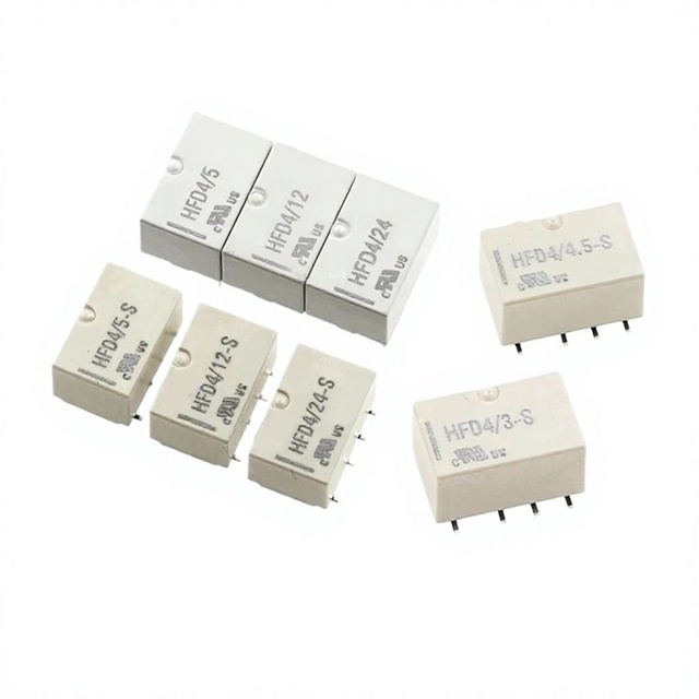 HFD4-3V 5V 12V 24V 8Pin SR HFD4-3-S HFD4-4.5-S HFD4-5-S HFD4-12-S HFD4-24-S SMD Surface Mount 2A HFD4 Relay