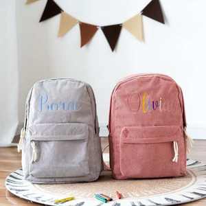 Mochila bordada con nombre personalizado para estudiantes - Product Image 3