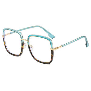 Montures de lunettes carrées pour femmes P5-6137, verres PC anti-lumière bleue, taille moyenne, origine Taizhou - Product Image 1