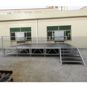 Escenario modular de rendimiento escolar de escenario de aluminio interior ajustable en altura - Product Image 6