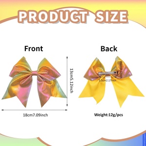 Nouvelles pinces à cheveux scintillantes colorées pour enfants, accessoires brillants pour cheveux d'enfants, barrettes pour queue de cheval, décorations capillaires, vente en gros - Product Image 6