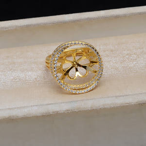 แหวนเงินแท้ S925 ปรับขนาดได้ พร้อมที่ใส่มุกขนาด 14-15 มม. รุ่น JG5130-อุปกรณ์และส่วนประกอบสำหรับทำเครื่องประดับ - Product Image 4