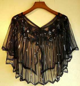 Chal de los Años 20 para Mujer, Estilo Flapper, con Cuentas, para Eventos Nocturnos - Product Image 4