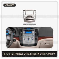 Écran 9 pouces pour Veracruz 2007-2012, autoradio manuel avec climatisation, cadre GPS universel LHD/RHD noir, kit Canbus, garantie 1 an, amplificateur RGB, DSP, FM, SD