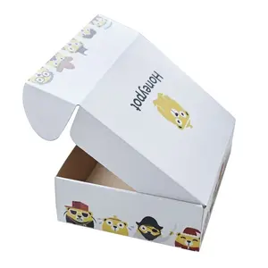 Гофрированная Доставка почтовых ящиков, белые картонные упаковочные коробки, картонные коробки