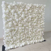 Fondo de Pared de Flores de Seda para Propuesta de Matrimonio, Recepción de Boda, Cabina de Fotos, Decoración de Fiesta - Diseño Romántico Personalizable