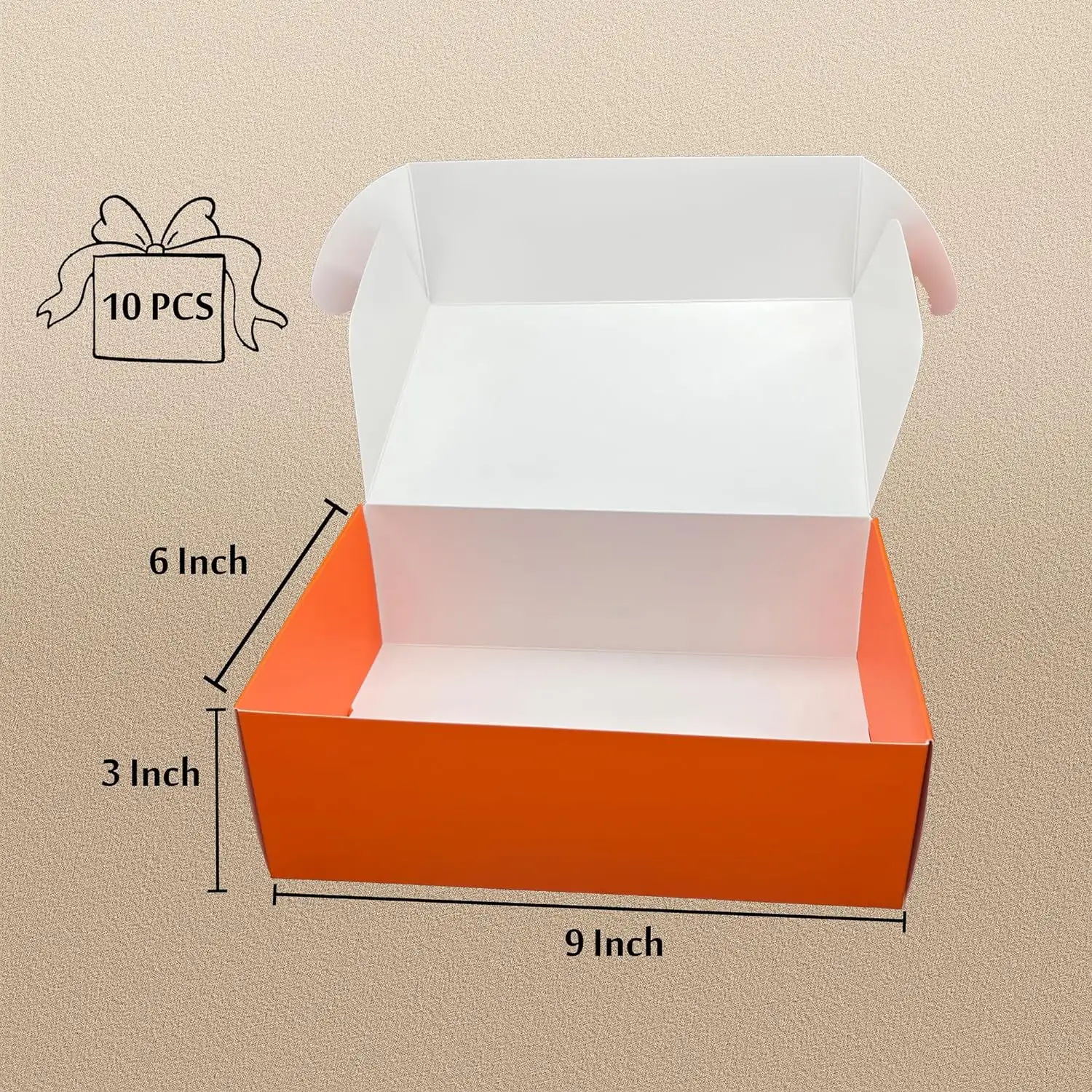 2024 nova caixa postal laranja atacado caixas de embalagem personalizadas moda papel ondulado caixas de impressão dobrável caixas de transporte