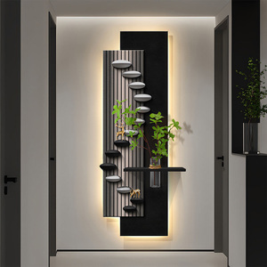 Decoración de Pared Moderna y Ecológica para el Hogar, Impresión Digital en Lienzo de Cristal con Base de Madera, Diseño de Paisaje - Product Image 3
