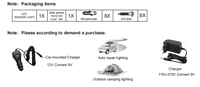 Lampe solaire de jardin LED extérieure étanche Pdlux PD-SLL80 avec capteur de mouvement DC, 80 LED, corps en plastique