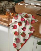Serviettes de cuisine en coton pur, sans peluches, légères, avec boucle de suspension, séchage rapide, résistantes aux odeurs, pour le nettoyage de la vaisselle