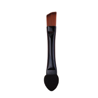Ombre à paupières jetable et pinceau à sourcils, pinceau à eye-liner portable, pinceau de maquillage, pinceau à fard à paupières, double embout 2-en-1