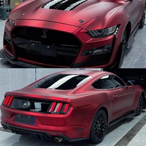 <span class=keywords><strong>TOP</strong></span> QUALITÉ Mat Chrome Rouge Emballage De Voiture <span class=keywords><strong>Vinyle</strong></span> Sans Bulles D'air PET PVC Feuille Auto-Adhésive pour Body Wrap Back PET - Product Image 6