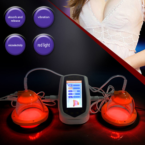 Masseur de poitrine multifonctionnel à succès : Absorption et libération de micro-électricité, vibration, lumière rouge, équipement de beauté pour le soin des seins - Product Image 5
