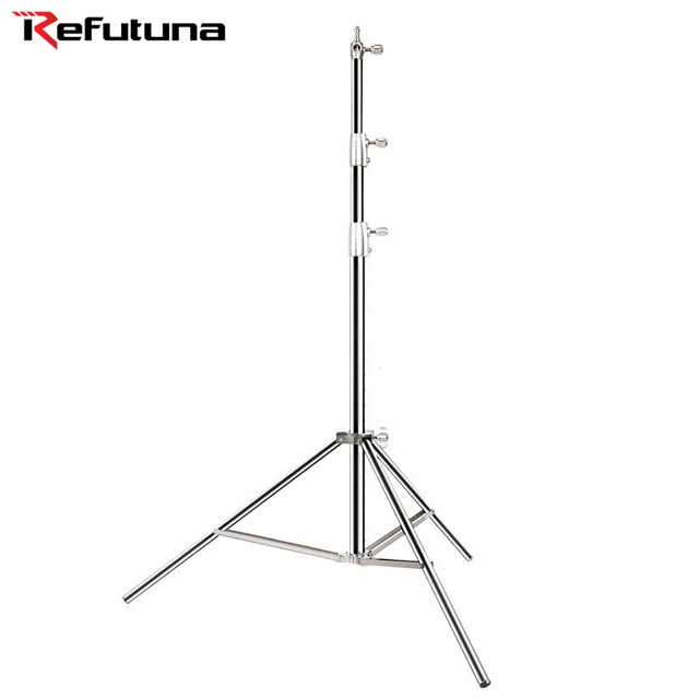 Factory High Quality 2.8m Stainless Steel Light Stand Photography Stand Spring Cushioned Stand Tripod for Video Light Softbox