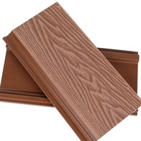 Prix compétitif, plancher extérieur en bois-plastique WPC, écologique, lames de terrasse emboîtables pour jardin, design moderne