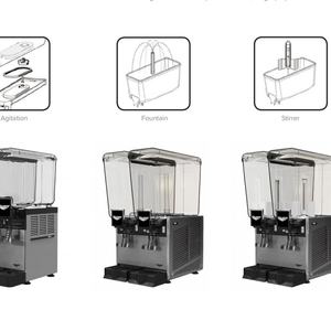 เครื่องจ่ายน้ำผลไม้ไฟฟ้าเชิงพาณิชย์ประสิทธิภาพสูง สภาพใหม่ เครื่องทำน้ำผลไม้สำหรับเครื่องดื่มเย็นสำหรับร้านอาหาร โรงแรม ร้านอาหาร - Product Image 5