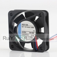 Ventilateur de refroidissement axial de haute qualité DC 12V 54mA 0.65W 4010 40X40X10MM 4CM pour carte graphique CPU, double roulement à billes, inverseur 412F-124