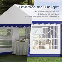 Tente quatre saisons MEISU PF001 grande, transparente, en PVC imperméable, en alliage d'aluminium, coupe-vent, ignifuge et résistante aux UV, best-seller