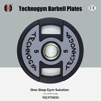 Barra de agarre doble para discos de pesas con buje reforzado y asas integradas, diseño duradero para equipo profesional de entrenamiento de fuerza en gimnasios