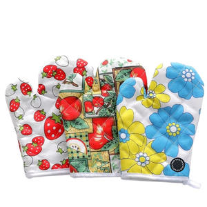 Gants de <span class=keywords><strong>mitaines</strong></span> de four de cuisine résistants à la chaleur protecteurs de cuisson mignons de mode - Product Image 1